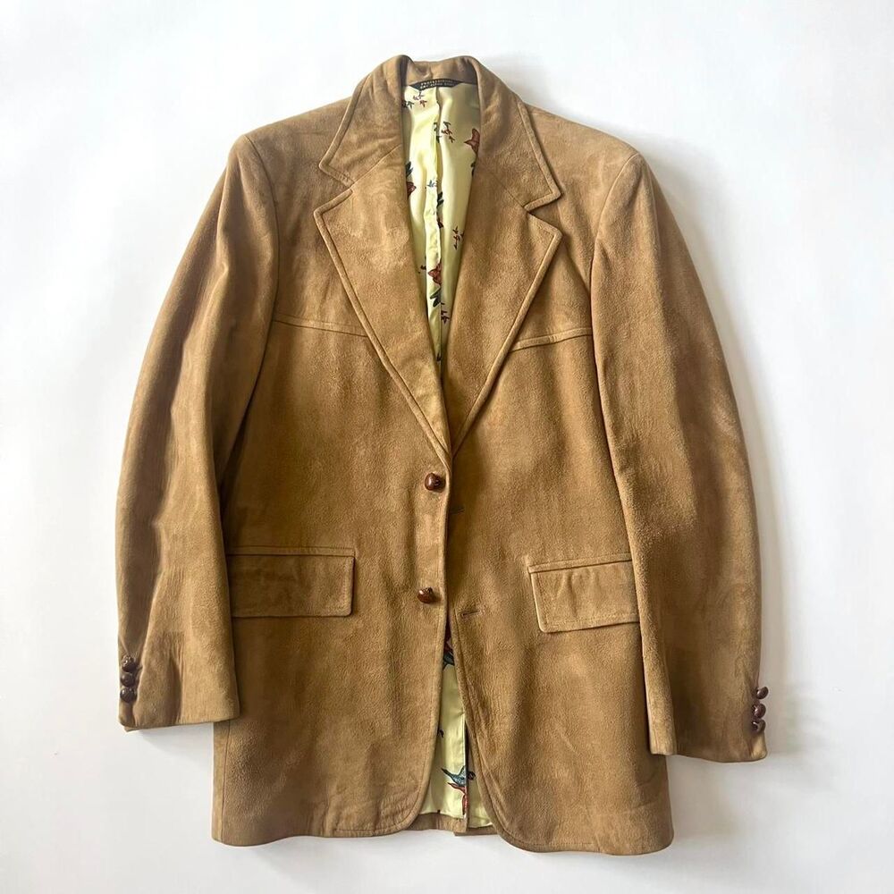 American-vintage Men's light brown suede Jacket